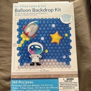 Balloon Backdrop Kit, NEW, Space Theme, So Fun